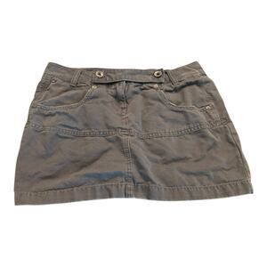 Hilfiger Denim Gray Mini Skirt Size XS Vintage